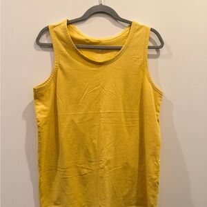 Yellow tank top for men